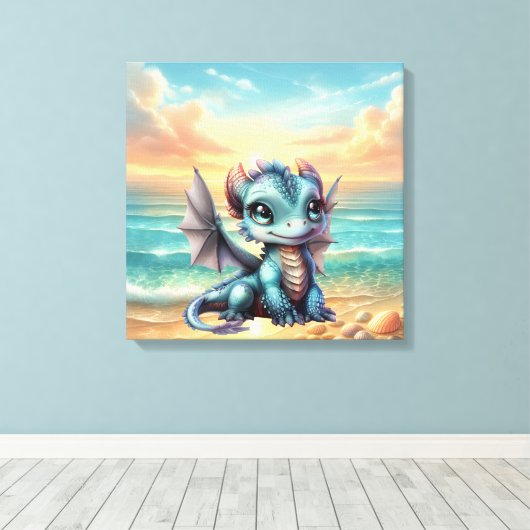 Toile Bébé Dragon (Insitu (Plancher de Bois))