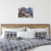 Toile Bébé écureuil dormant (Insitu(Chambre))