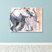 Toile Bébé éléphant 2012 (Insitu (Plancher de Bois))