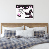 Toile Bébé Fille Enveloppé Canvas (Insitu(Chambre))