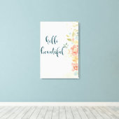 Toile Bébé fille I (Insitu (Plancher de Bois))