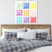 Toile Bébé Gingham versets Foi basée (Insitu(Chambre))