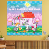 Toile Bébé lapin petit (Insitu(Salon))