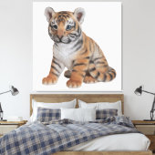 Toile Bébé mignon Tiger Cub (Insitu(Chambre))