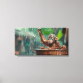 Toile Bébé Orangoutan (Recto)