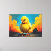 Toile Bébé poulet (Recto)