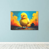 Toile Bébé poulet (Insitu (Plancher de Bois))