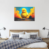 Toile Bébé poulet (Insitu(Chambre))
