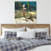 Toile Bébé sirène mignon (Insitu(Chambre))