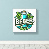 Toile Beber agua (Insitu (Plancher de Bois))