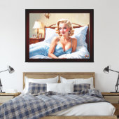 Toile Bed Is Just Fine AI Concept Art by Xzendor7 (Insitu(Chambre))