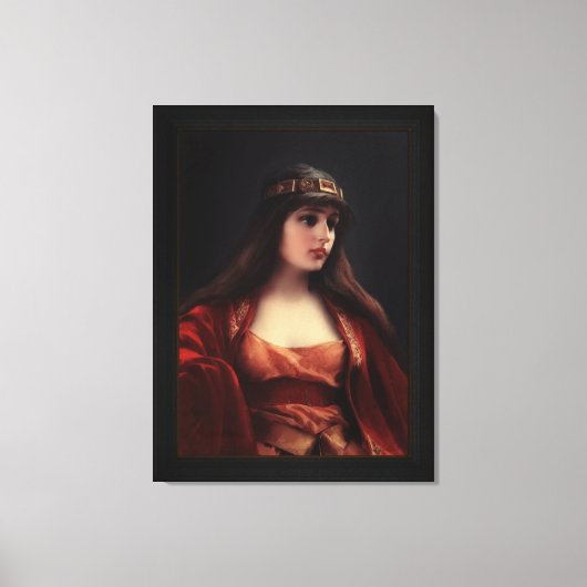 Toile Bedouin Girl par Luis Ricardo Falero (Recto)