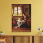 Toile Bedtime, 1890 (huile sur panneau) (Insitu(Salon))