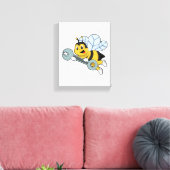 Toile Bee as Mechanic with Wrench (Insitu(Salon))