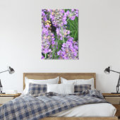 Toile Bee on Lavender Flower (Insitu(Chambre))