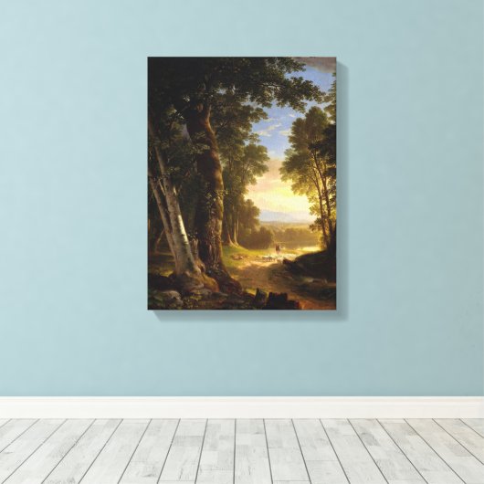 Toile Beeches Asher brown Durand (Insitu (Plancher de Bois))