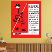 Toile Beefeater, magazine du poster vintage Harper (Insitu(Salon))