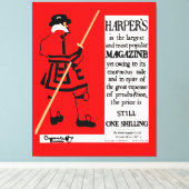 Toile Beefeater, magazine du poster vintage Harper (Insitu (Plancher de Bois))