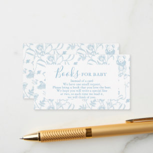 Toile Beer Baby shower Boy Boeken voor Baby Kaart