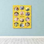 Toile Bees Honeycomb Instagram do-it-yourself Famille Ph (Insitu (Plancher de Bois))