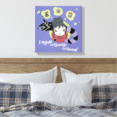 Toile Beetlejus | Chibi Lydia "Étrange et inhabituel" (Insitu(Chambre))