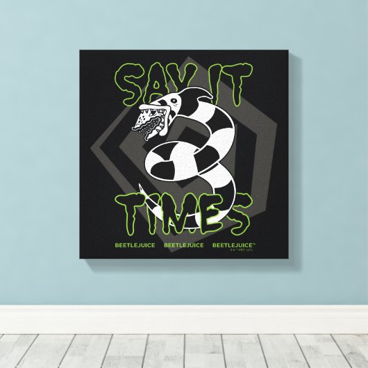 Toile Beetlejus | Dites-Le 3 Fois (Insitu (Plancher de Bois))