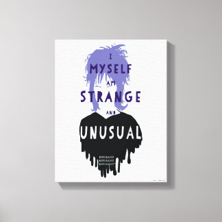 Toile Beetlejus | Lydia Graphisme "étrange et inhabituel
