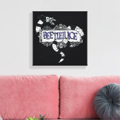 Toile Beetlejus | Vapeur de sable enroulé sur le logo Be (Insitu(Salon))