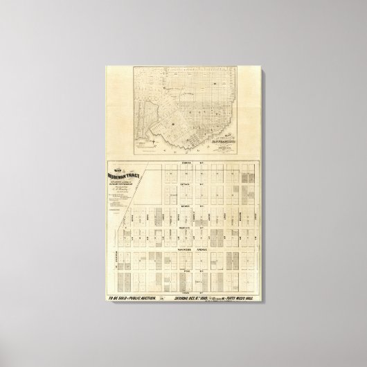 Toile Beideman Tract, San Francisco (Recto)