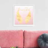 Toile Bel Ange en Or (Insitu(Salon))