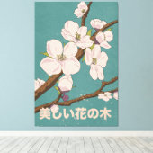 Toile Bel arbre en fleurs (Insitu (Plancher de Bois))