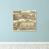 Toile Bellaire Manufacturing Company Bellaire, Ohio (Insitu (Plancher de Bois))