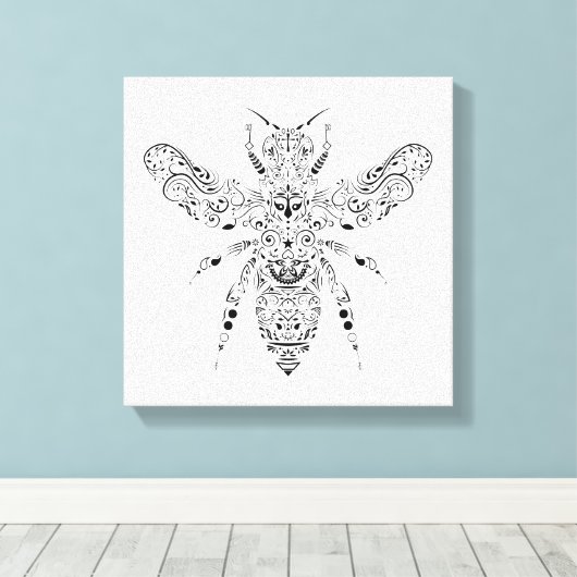 Toile belle abeille (Insitu (Plancher de Bois))