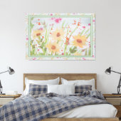 Toile Belle aquarelle florale (Insitu(Chambre))