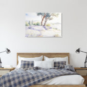 Toile Belle Aquarelle Paysage Provence (Insitu(Chambre))