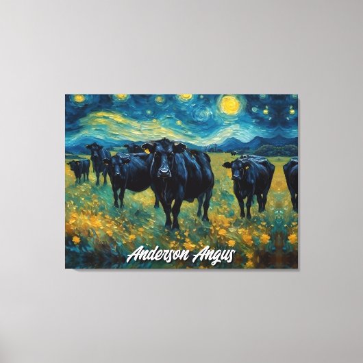 Toile Belle Battle d'Angus Noir (Recto)