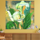 Toile Belle Calla Lily Flower - Dessin d'art conçu (Insitu(Salon))