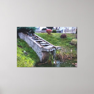 Toile Belle Cascade de Jardin – Nature Sauvage Roumanie