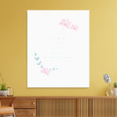 Toile Belle citation de mère géométrique florale (Insitu(Salon))