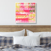 Toile Belle collection Bébé Fille (Insitu(Chambre))