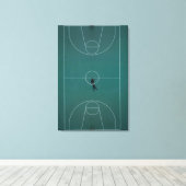 Toile Belle conception de basket-ball (Insitu (Plancher de Bois))