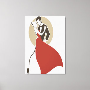 Toile Belle Dance Couple