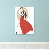 Toile Belle Dance Couple (Insitu (Plancher de Bois))