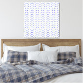 Toile belle décoration bleue et blanche (Insitu(Chambre))