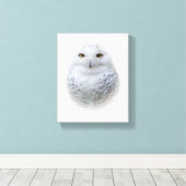 Toile Belle, Dreamy et Serene Snowy Owl (Insitu (Plancher de Bois))