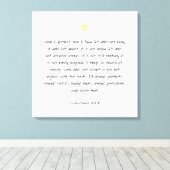 Toile Belle Écriture Bible Citation 1 Corinthiens 13:4 (Insitu (Plancher de Bois))