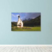 Toile Belle église isolée et solitaire appelée Rainui (Insitu (Plancher de Bois))