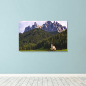 Toile Belle église isolée et solitaire appelée Rainui 2 (Insitu (Plancher de Bois))