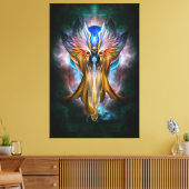 Toile Belle Ethérée_Arsencia_Toile Setren d'or (Insitu(Salon))