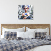 Toile Belle fée de septembre en Asters (Insitu(Chambre))